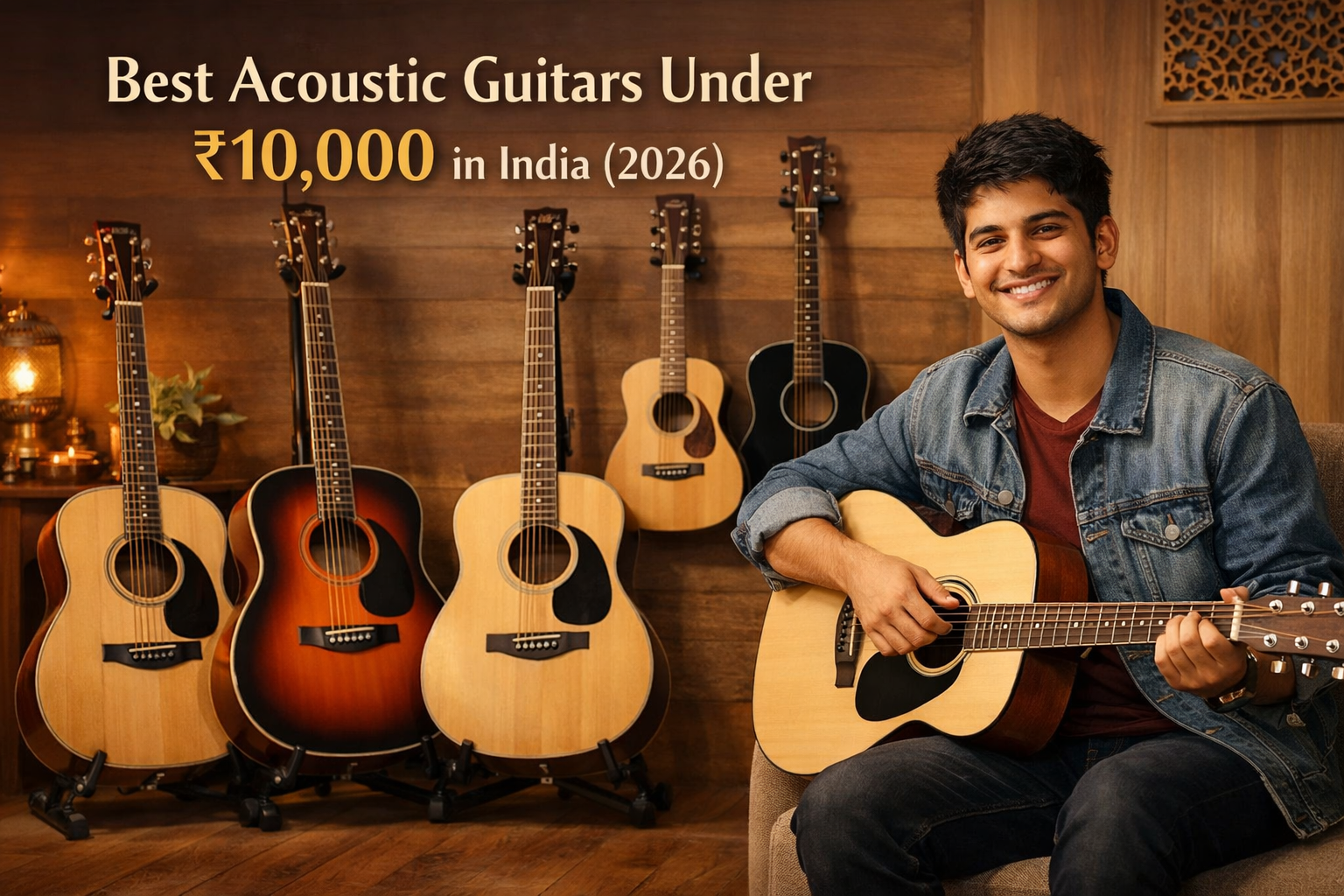 Best Acoustic Guitars Under ₹10,000 in India (2026)