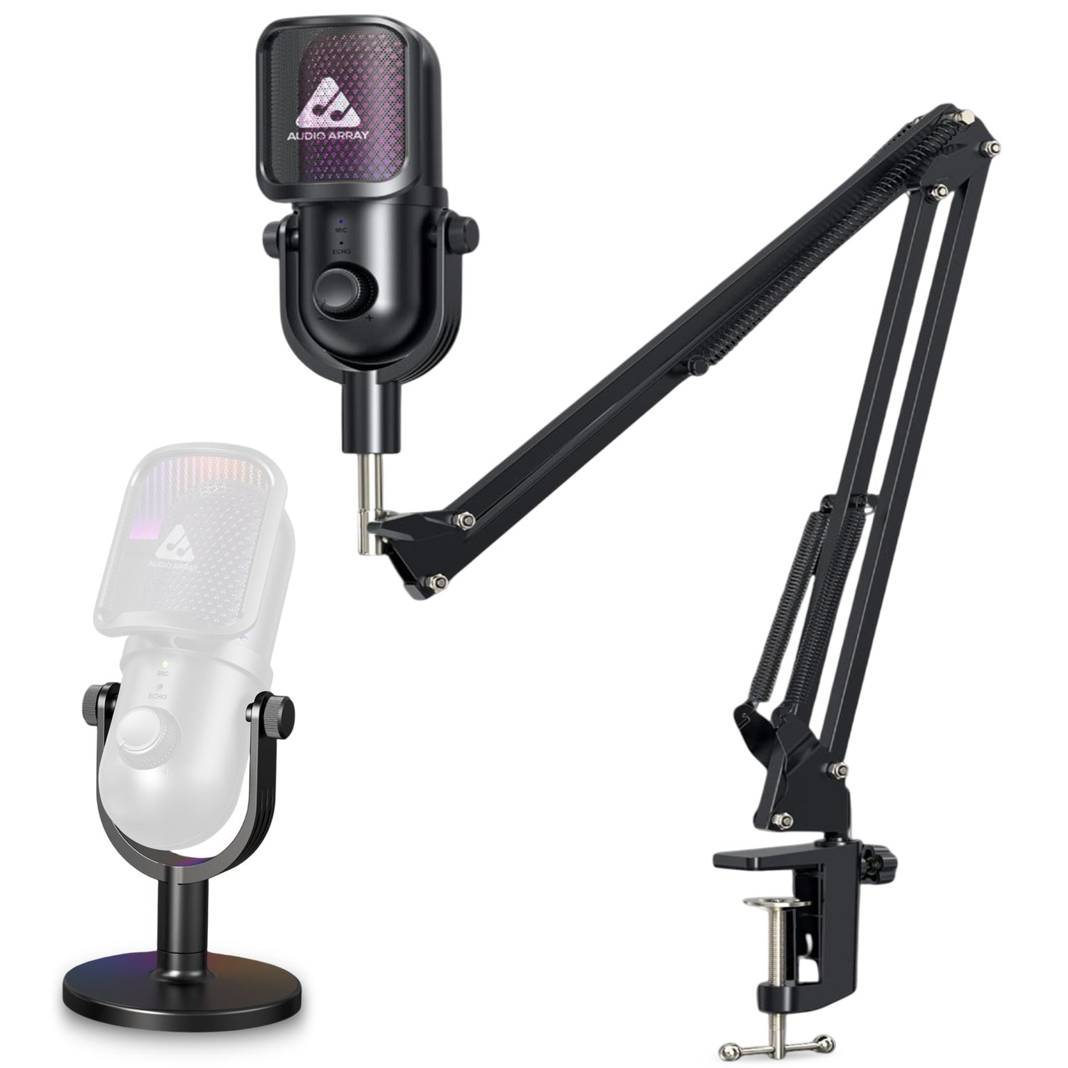 Audio Array AM-C47 RGB USB Condenser Microphone Kit