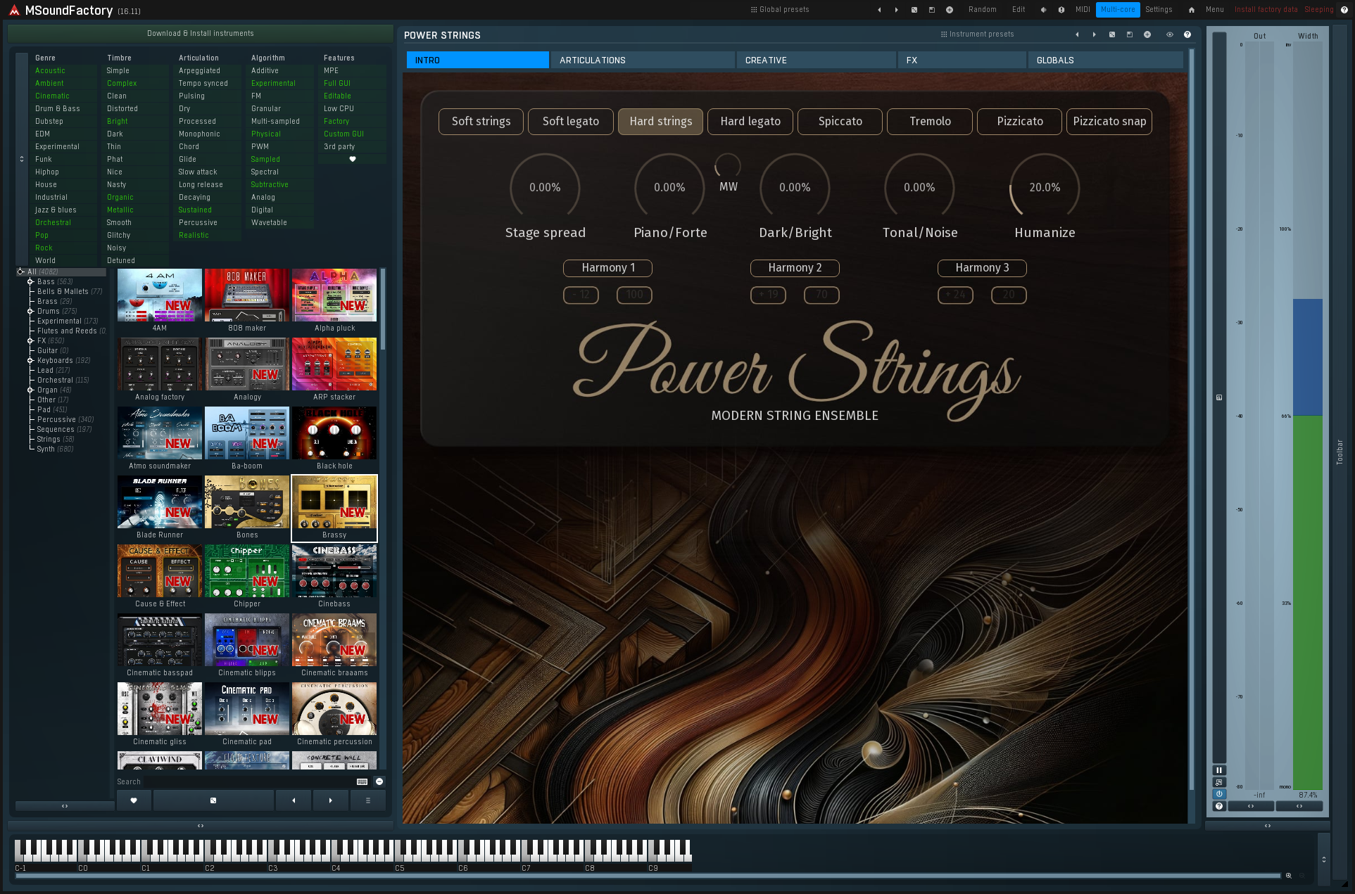 Melda PowerStrings: String Synthesizer