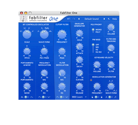 FabFilter One Synthesizer Plugin