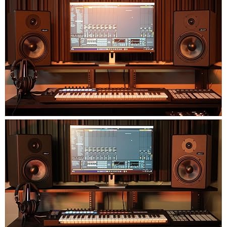 Vault C8 8" Powered Studio Monitors With Isolation Foam Pads - Pair
