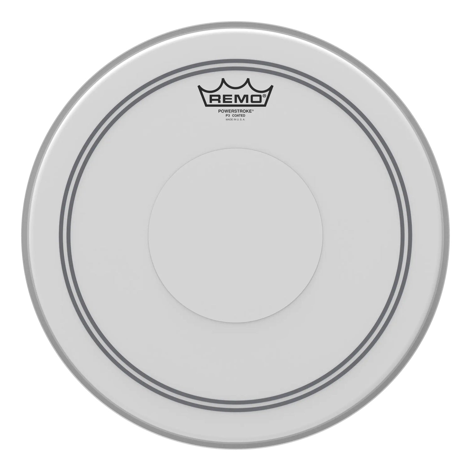 Remo Powerstroke 3 Coated 14-inch Snare Drumhead - Top Clear Dot