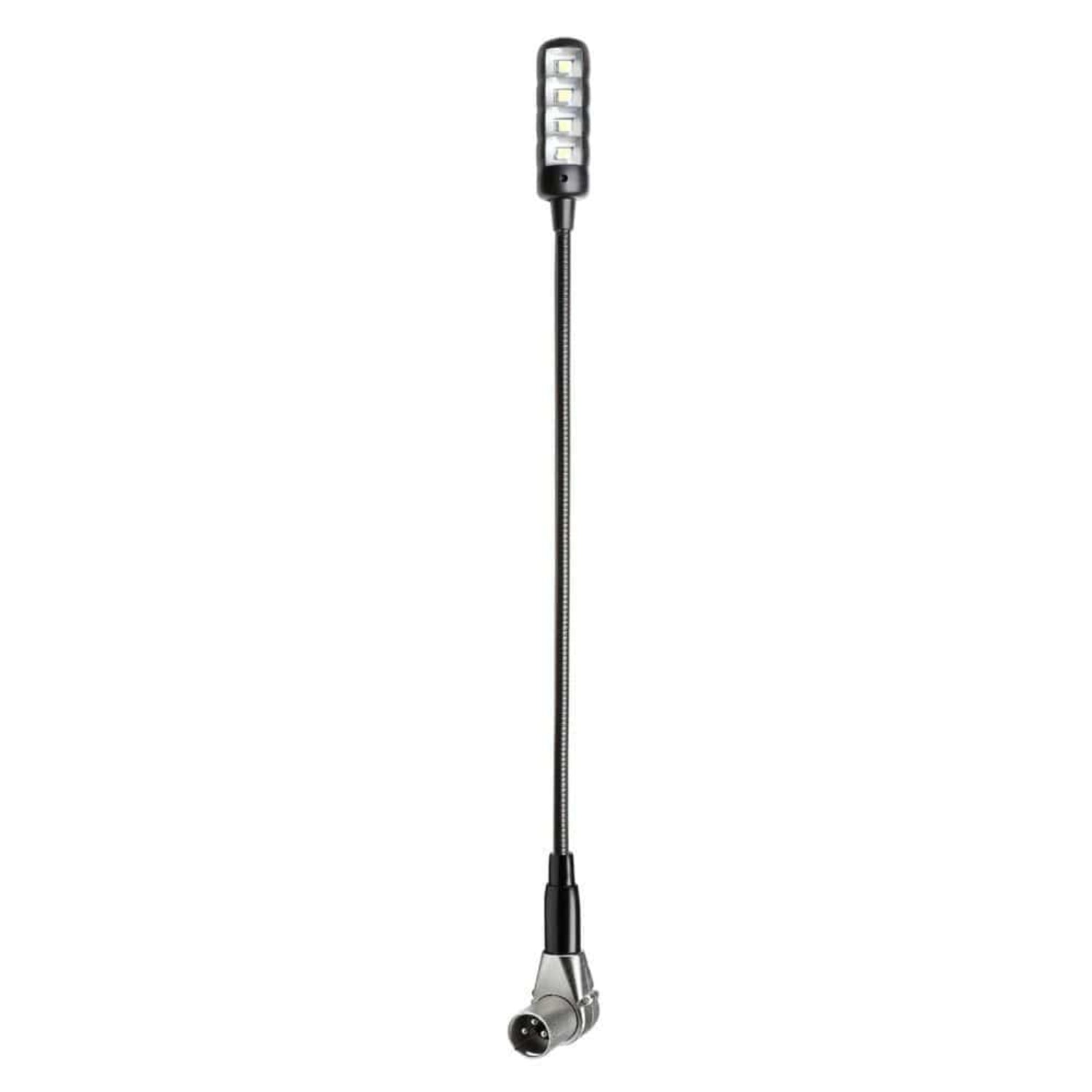 Adam Hall Light Stands Adam Hall Angled 3 Pin XLR Gooseneck Light Stands with 4 COB Leds
