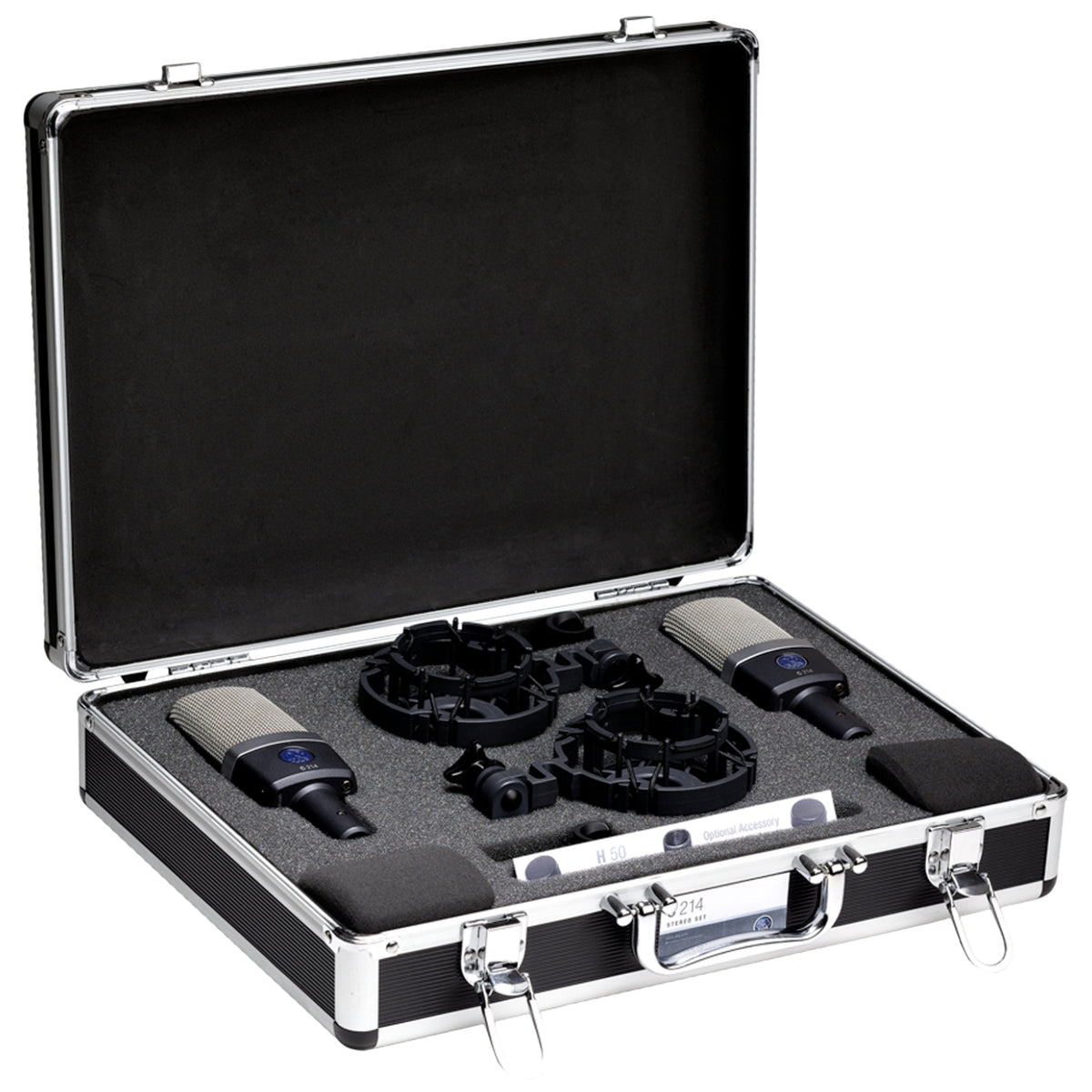 AKG C214 Large Diaphragm Condenser Microphone Stereo Set