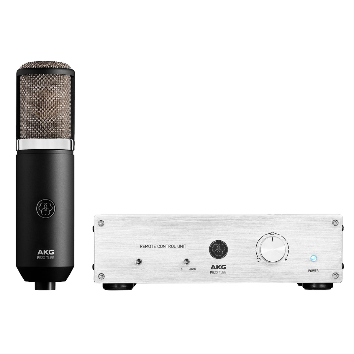 AKG P820 Tube High Performance Dual Capsule Tube Condenser Microphone - Black