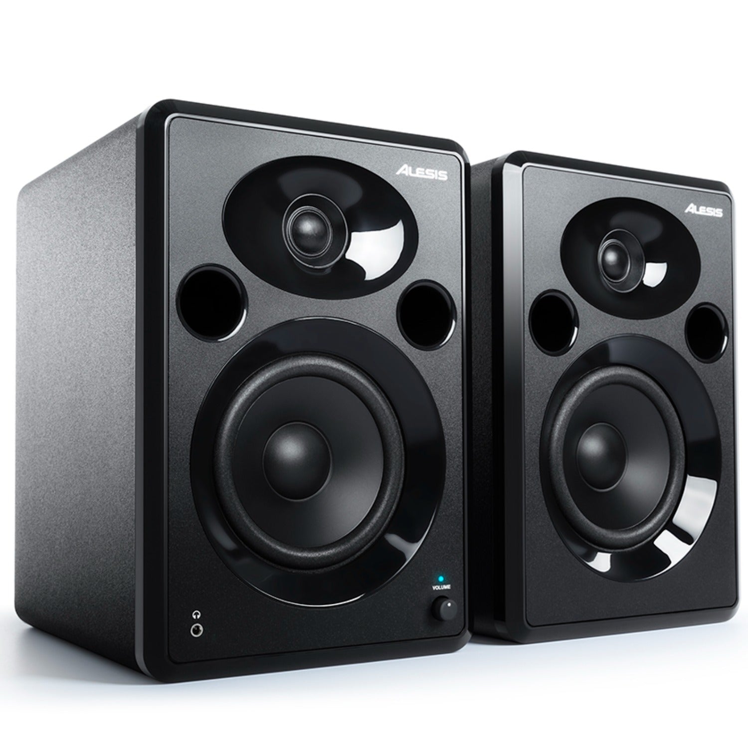 Alesis ELEVATE 5 MKII 5 inch Powered Studio Monitors with Isolation Pads, Cables, and Ebook - Pair