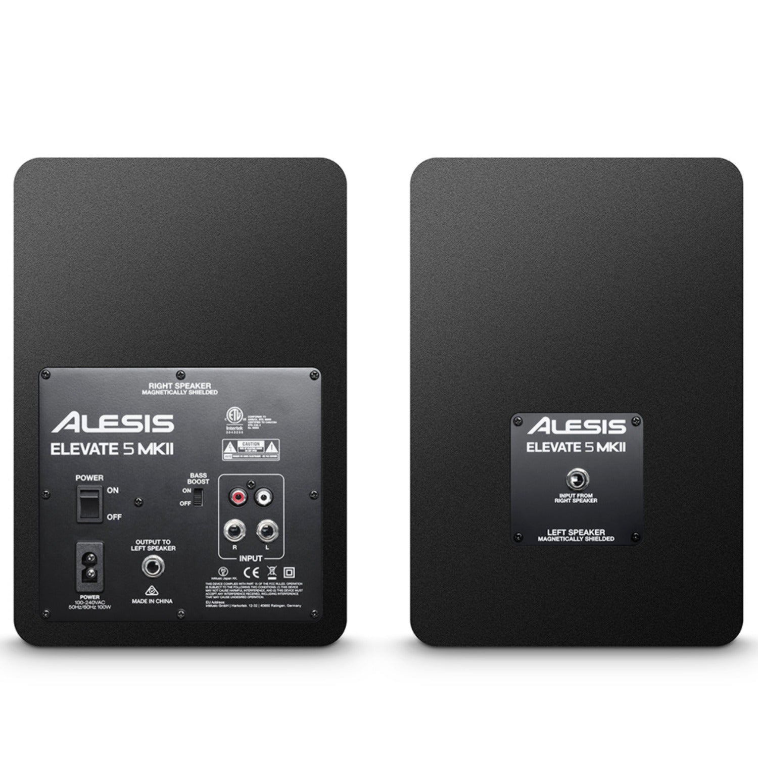 Alesis ELEVATE 5 MKII 5 inch Powered Studio Monitors with Isolation Pads, Cables, and Ebook - Pair