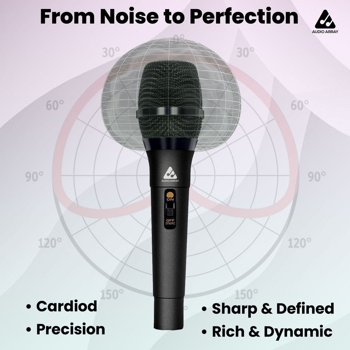 Audio Array AM-C50 XLR to TRS Dynamic Microphone