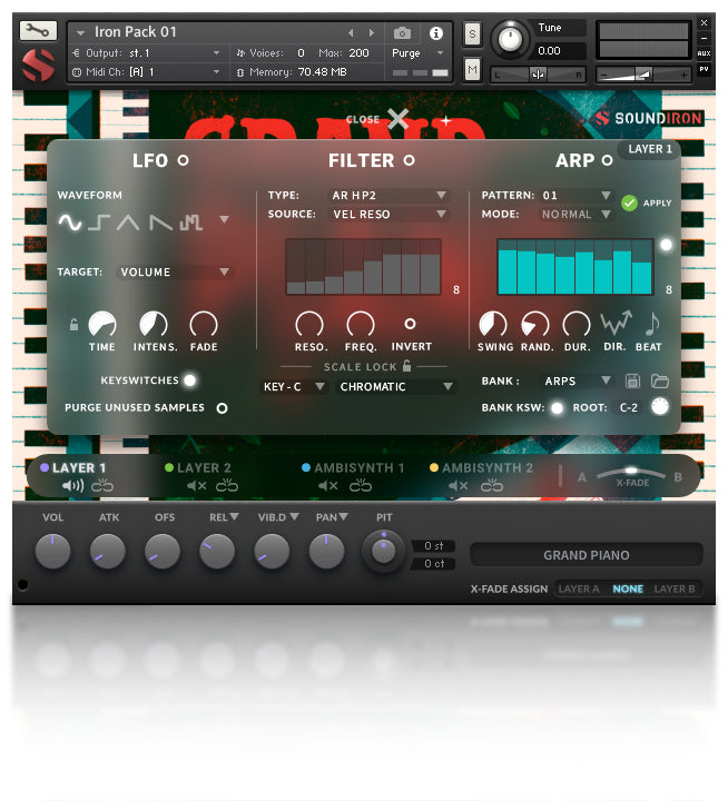 Soundiron Iron Pack 1 - Grand Piano