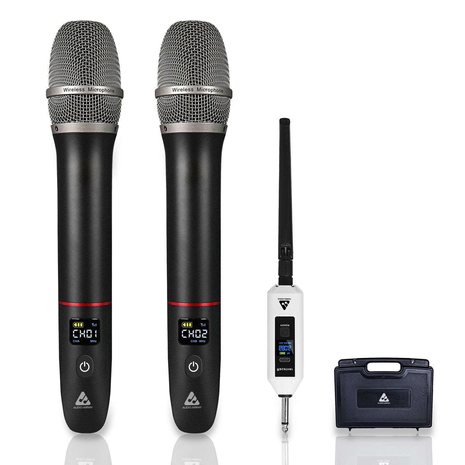 Audio Array AM-W32 Pro Dual Dynamic Wireless Microphone System