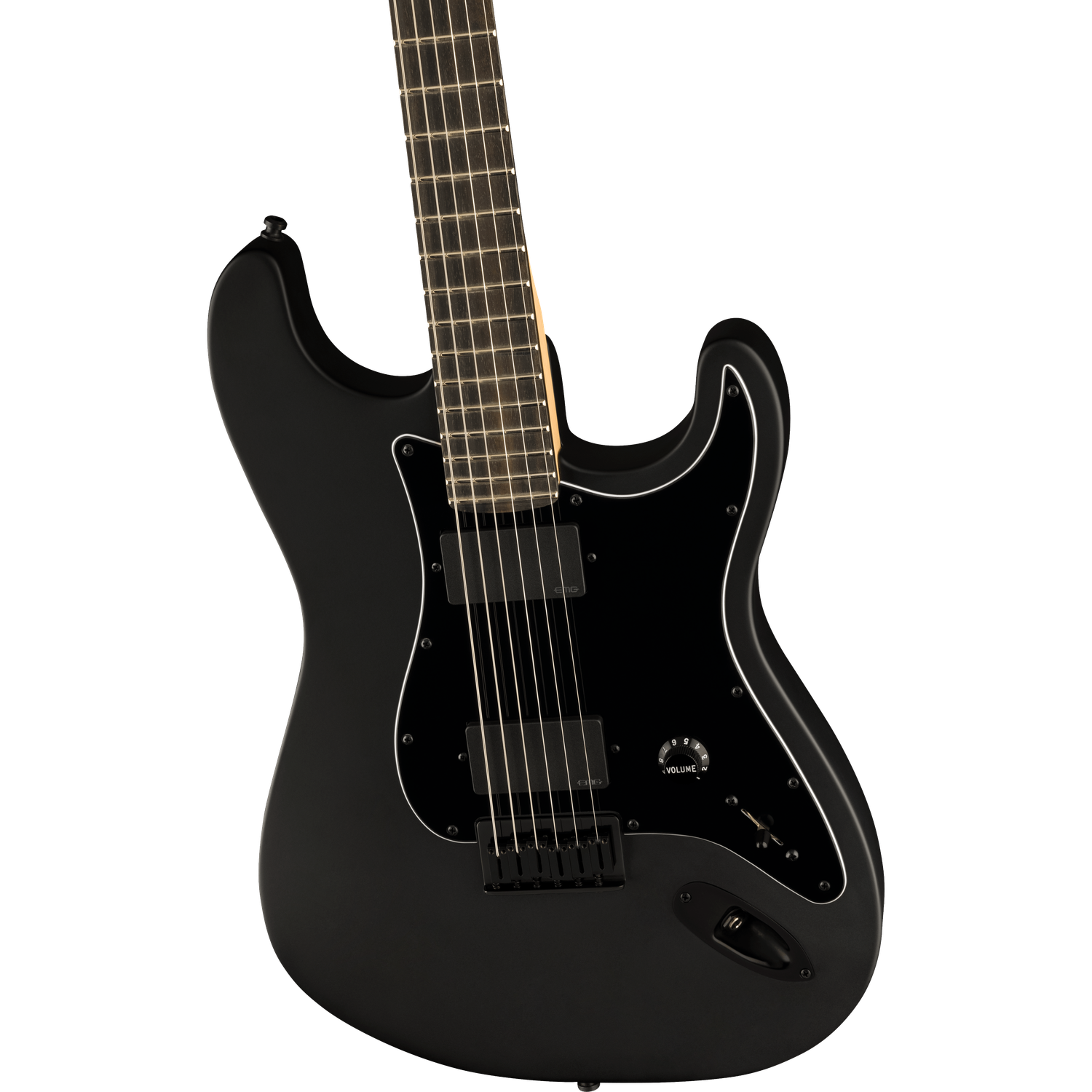 Fender Jim Root Stratocaster Electric Guitar, Ebony Fingerboard, Flat Black