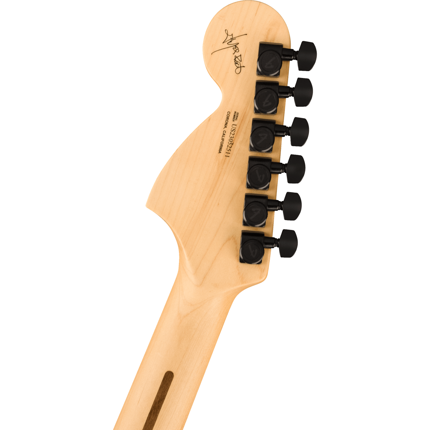 Fender Jim Root Stratocaster Electric Guitar, Ebony Fingerboard, Flat Black