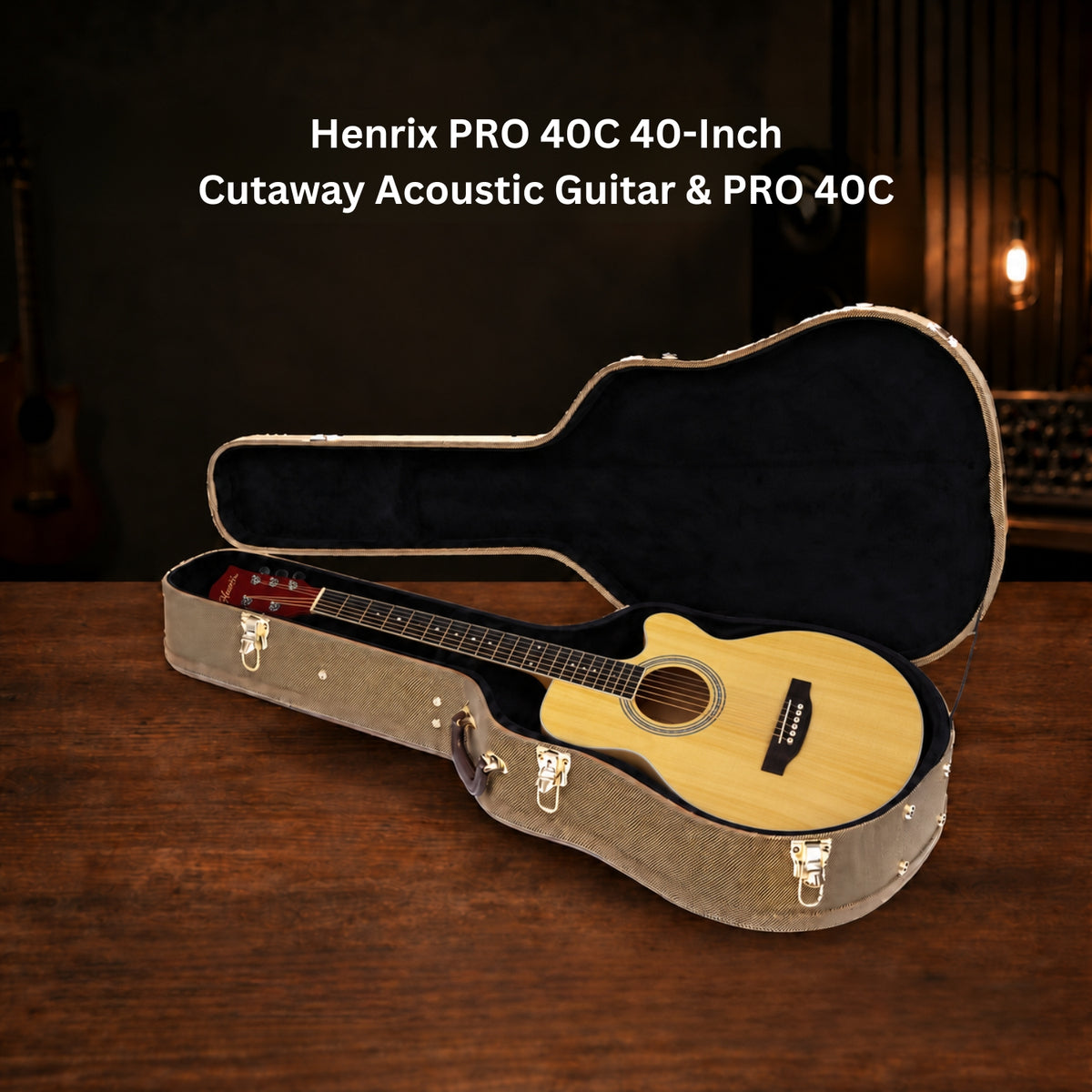 Bajaao Acoustic Guitar Hardshell Case in Tweed