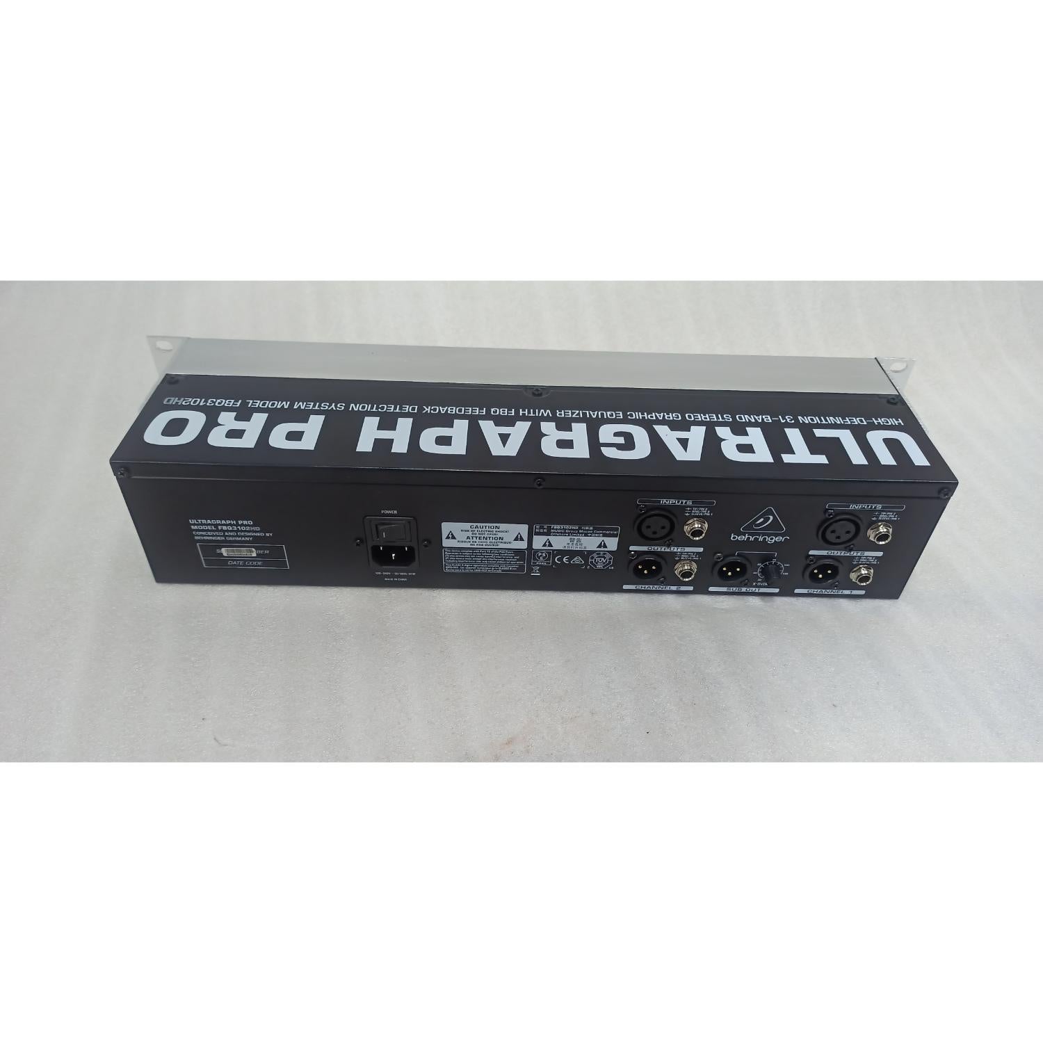 Behringer FBQ3102HD Ultragraph Pro Signal Processors - Open Box