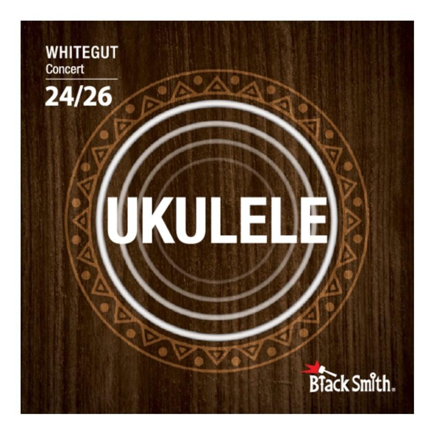 Black Smith Ukulele Strings Concert - .024 / .026 Black Smith Whitegut Ukulele Strings