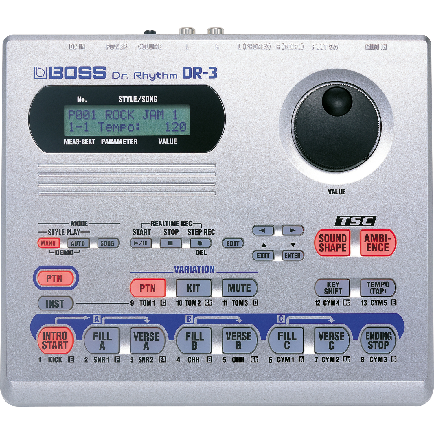 Boss DR-3 Dr. Rhythm Drum Machine