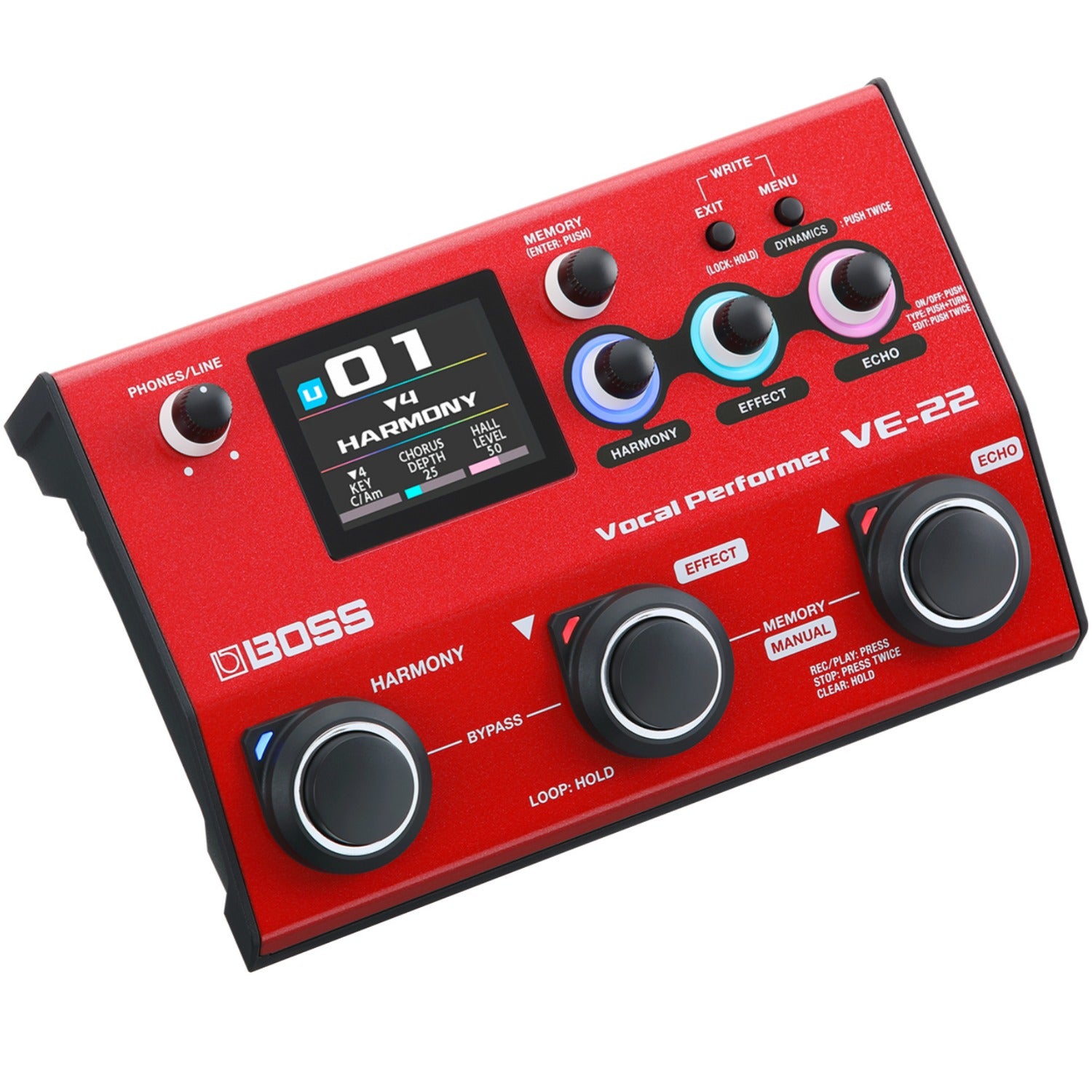 Boss VE-22 Vocal Performer Effect Pedal