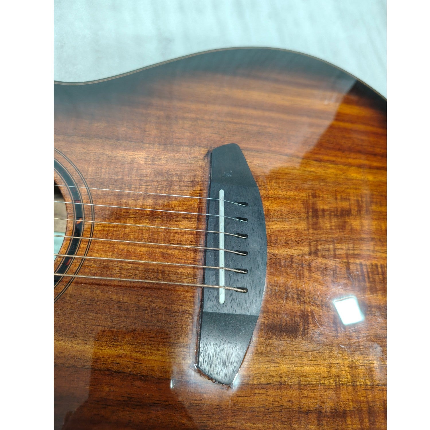 Breedlove Pursuit Exotic S Concert Edgeburst CE Koa-Koa Electro Acoustic Guitar - Open Box