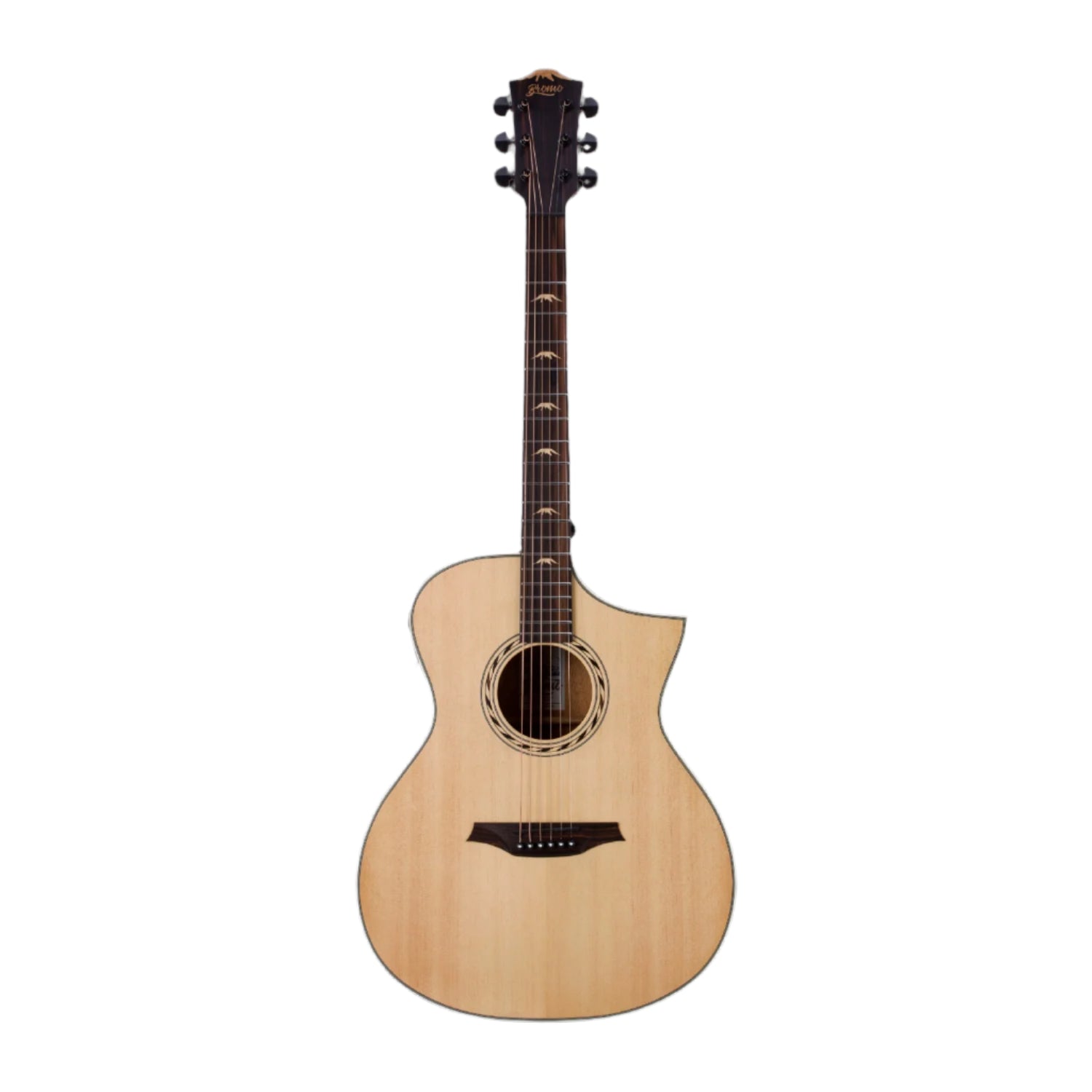 Bromo BAA4CE Appalachian Series Hillside Auditorium 6 String Electro Acoustic Guitar