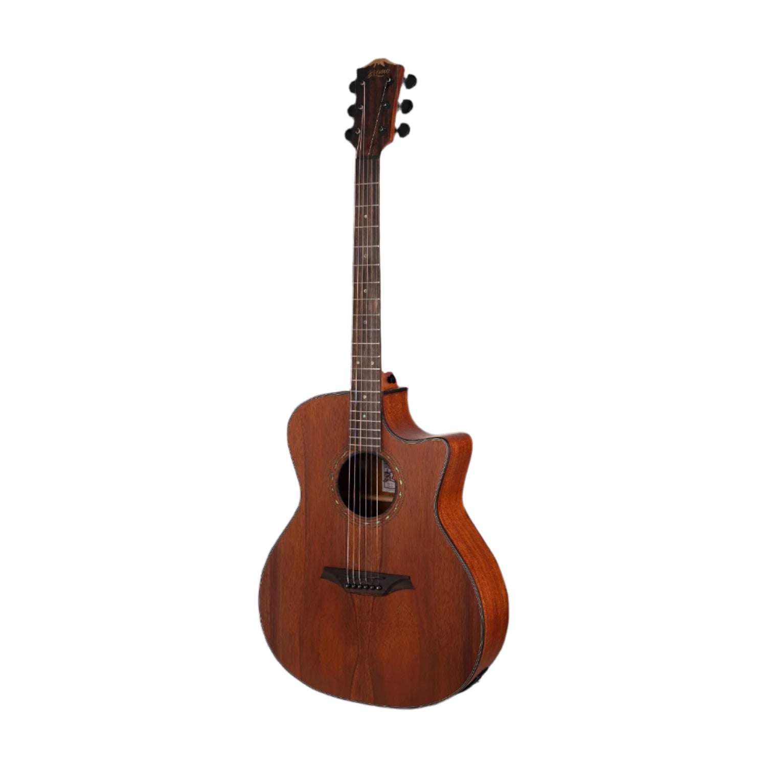 Bromo BAT2MCE Tahoma Series Solid Top 6 String Electro Acoustic Guitar