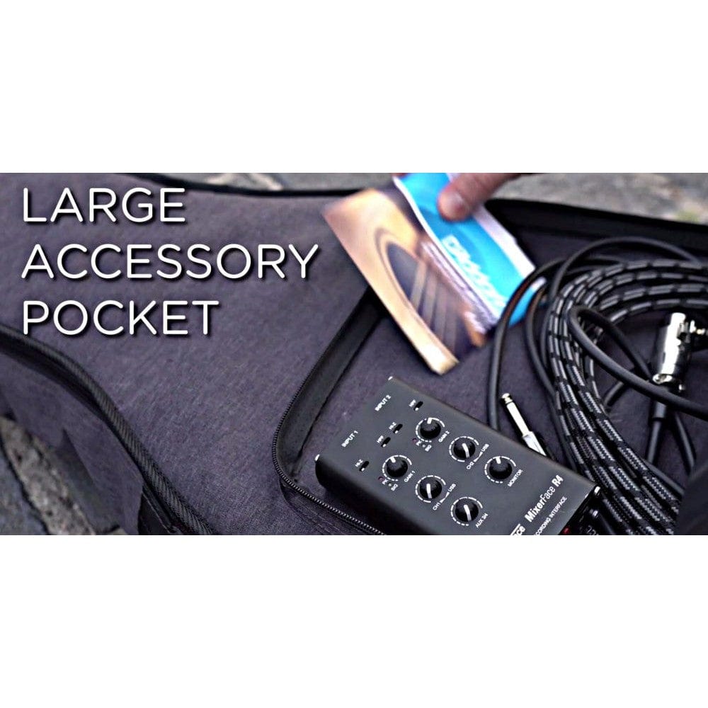 Crossrock CRSG107 DDG Backpack Style Dreadnought Guitar Gig Bag