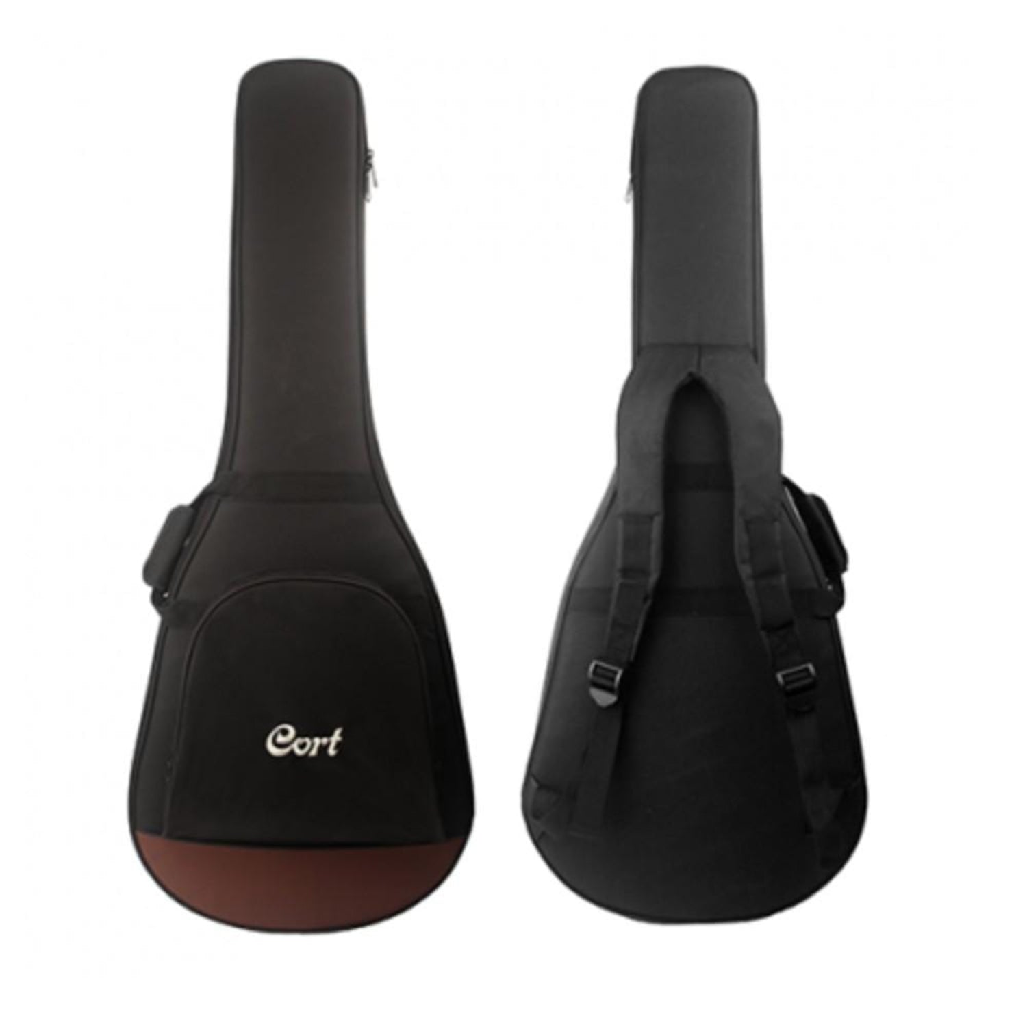 cort electro acoustic guitars cort core-oc spruce 6-strings electro acoustic guitar with case - open pore trans black