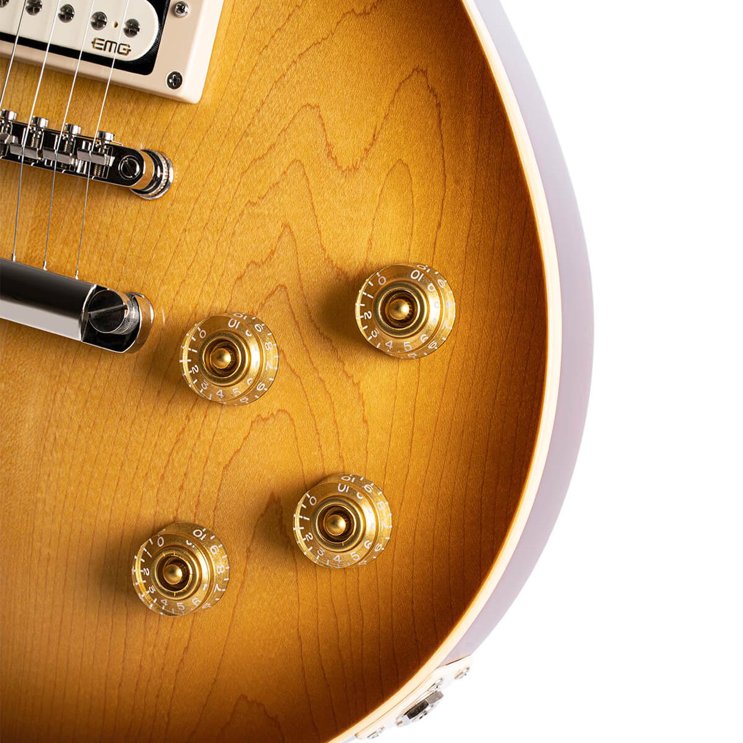 Cort CR300-ATB 6-String Electric Guitar - Aged Vintage Burst