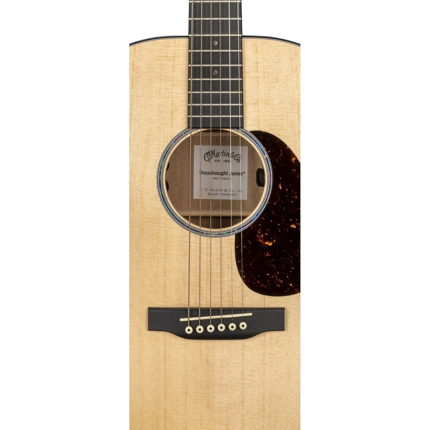 CF Martin D Junior E Dreadnought Junior Travel 6 String Electro Acoustic Guitar