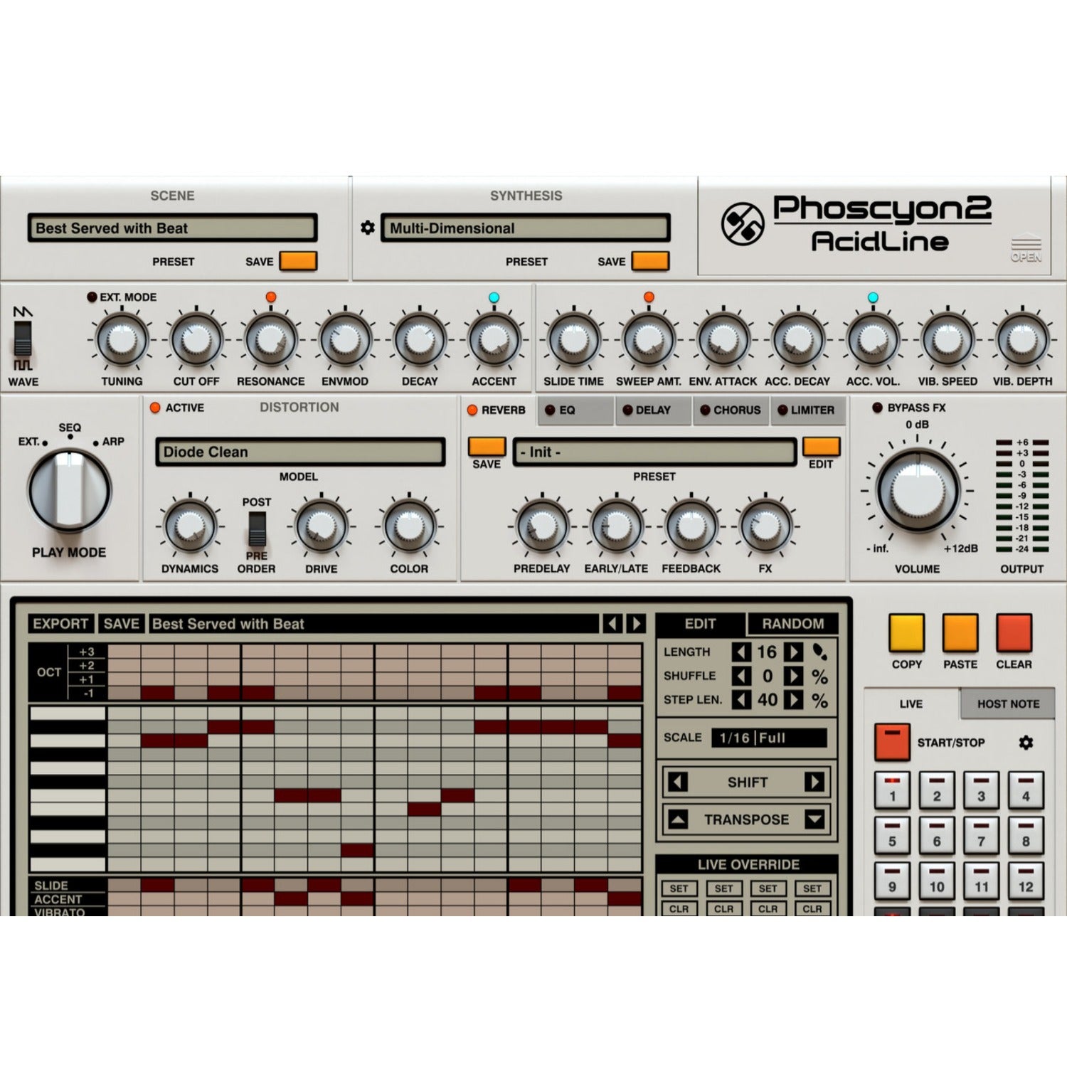 D16 Phoscyon 2 Synthesizer