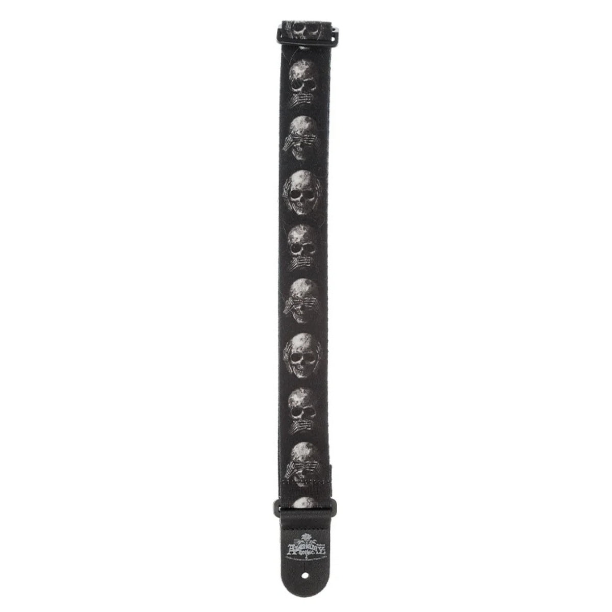 DAddario 50AL01 Muted Skulls Alchemy Woven Guitar Strap