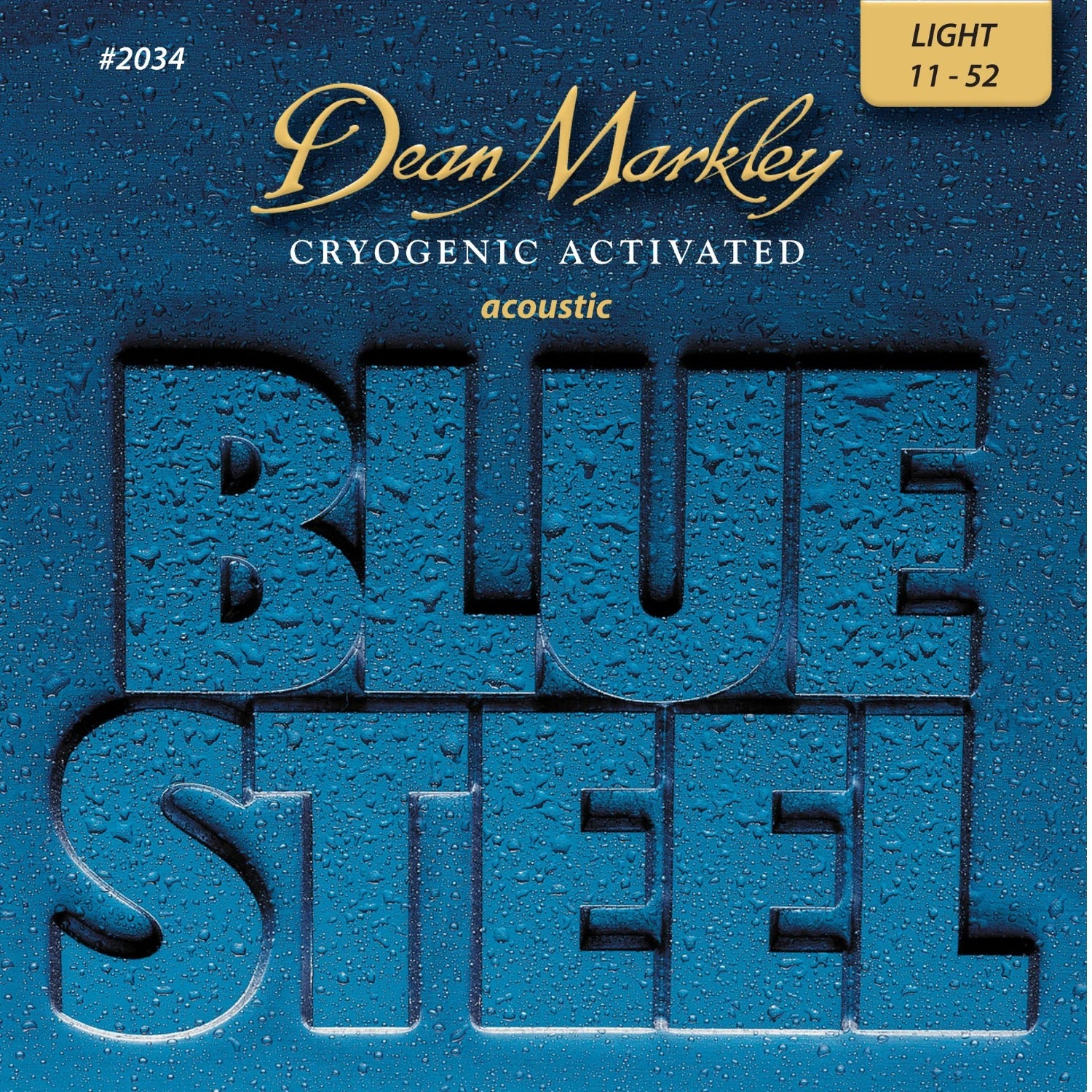 Dean Markley 2034 Acoustic Guitar Strings - Blue Steel