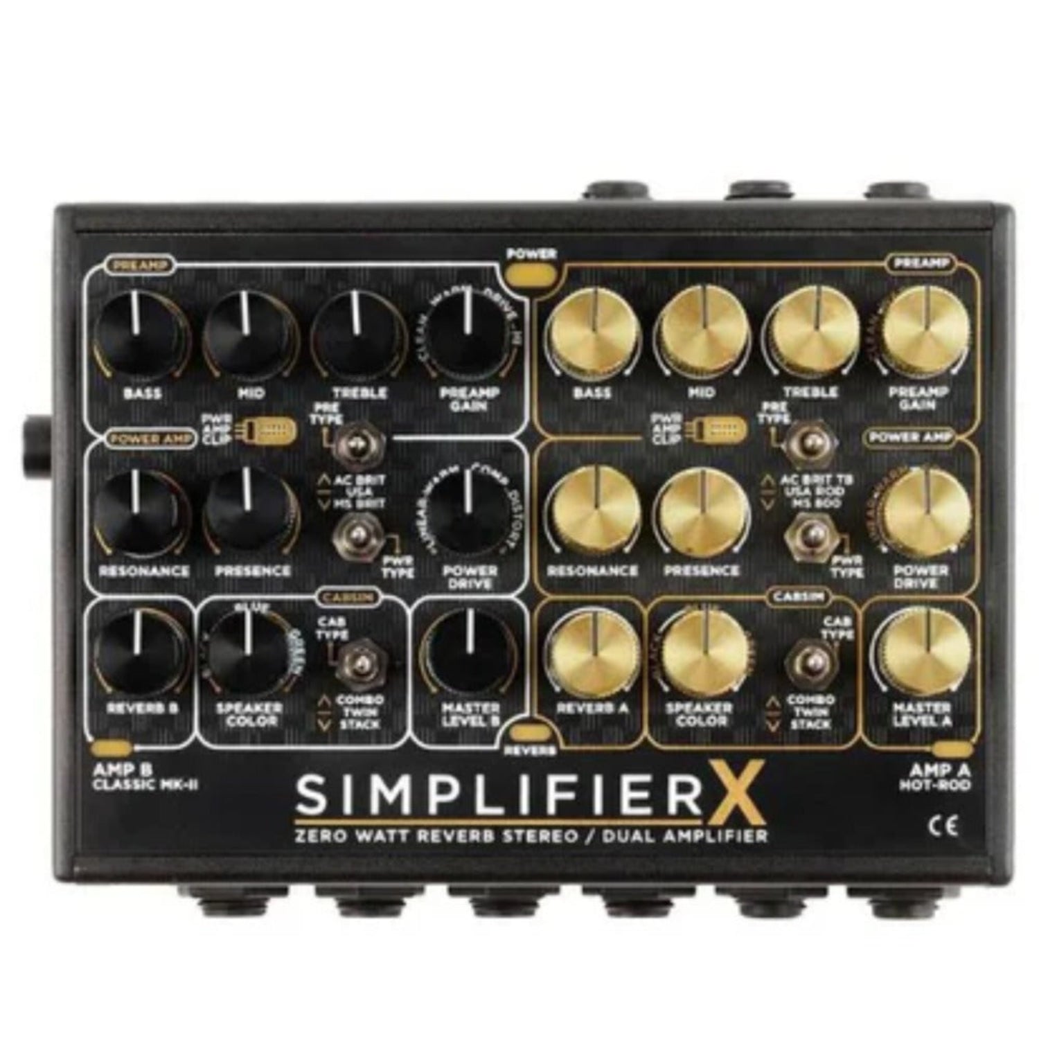 DSM & Humboldt Simplifier X Zero watt Reverb Stereo Dual Amplifier