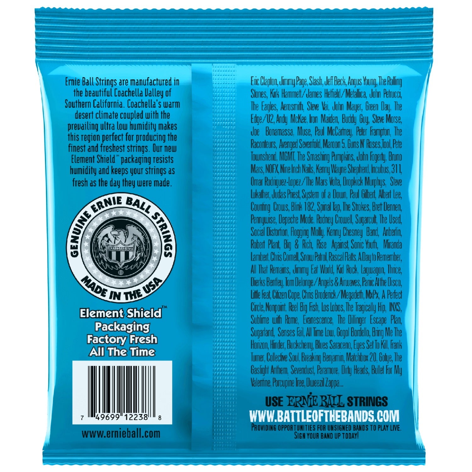 Ernie Ball 2238 Extra Slinky RPS Nickel Wound Electric Guitar Strings - 8-38 Gauge