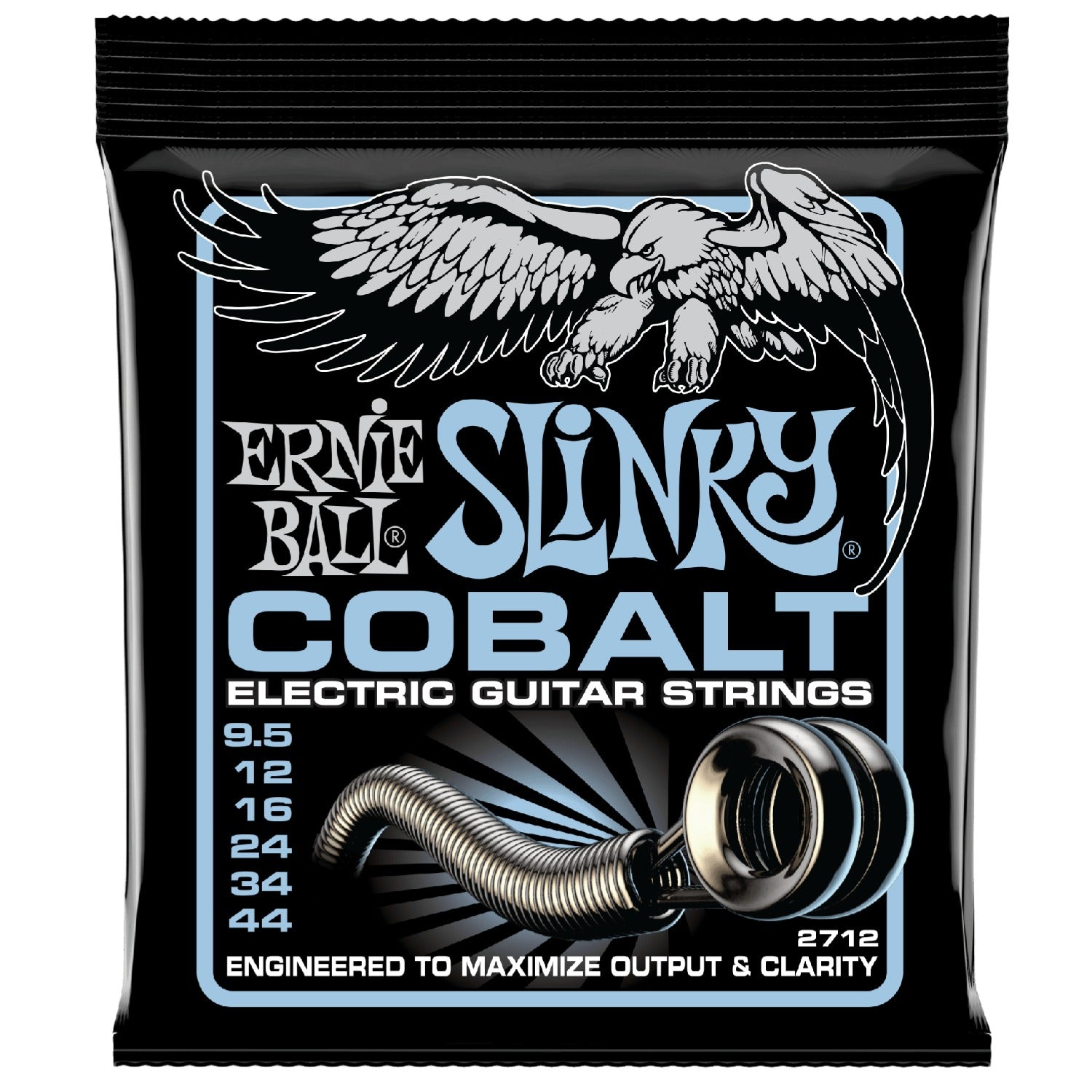 Ernie Ball 2712 Primo Slinky Cobalt Electric Guitar Strings - 9.5-44