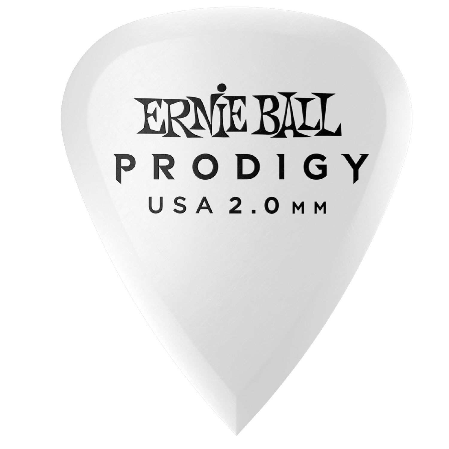 Ernie Ball 9202 2.0mm Standard Prodigy Guitar Picks - Pack of 6 - White