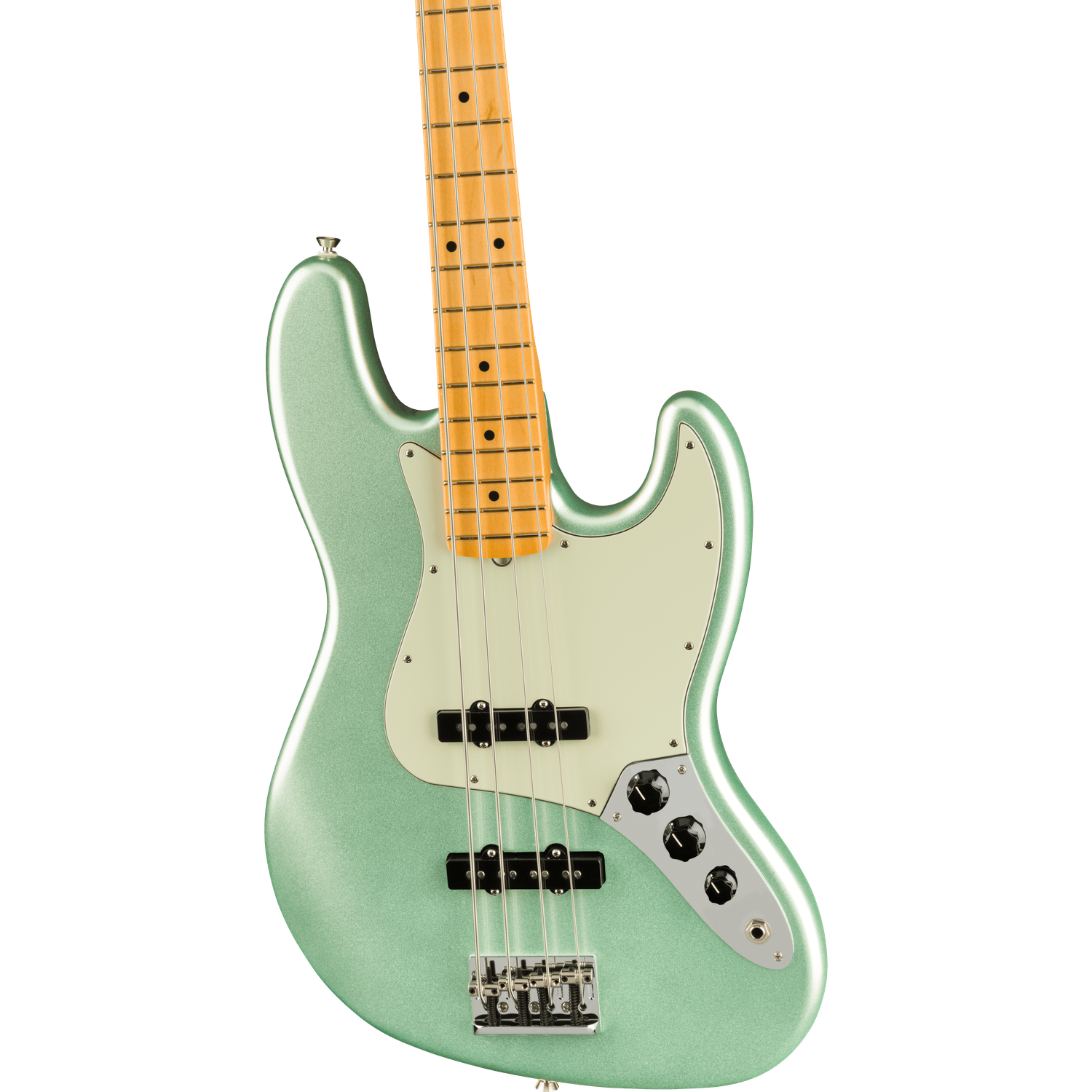Fender American Professional II Jazz 4-Strings Bass Guitar - Mystic Surf Green