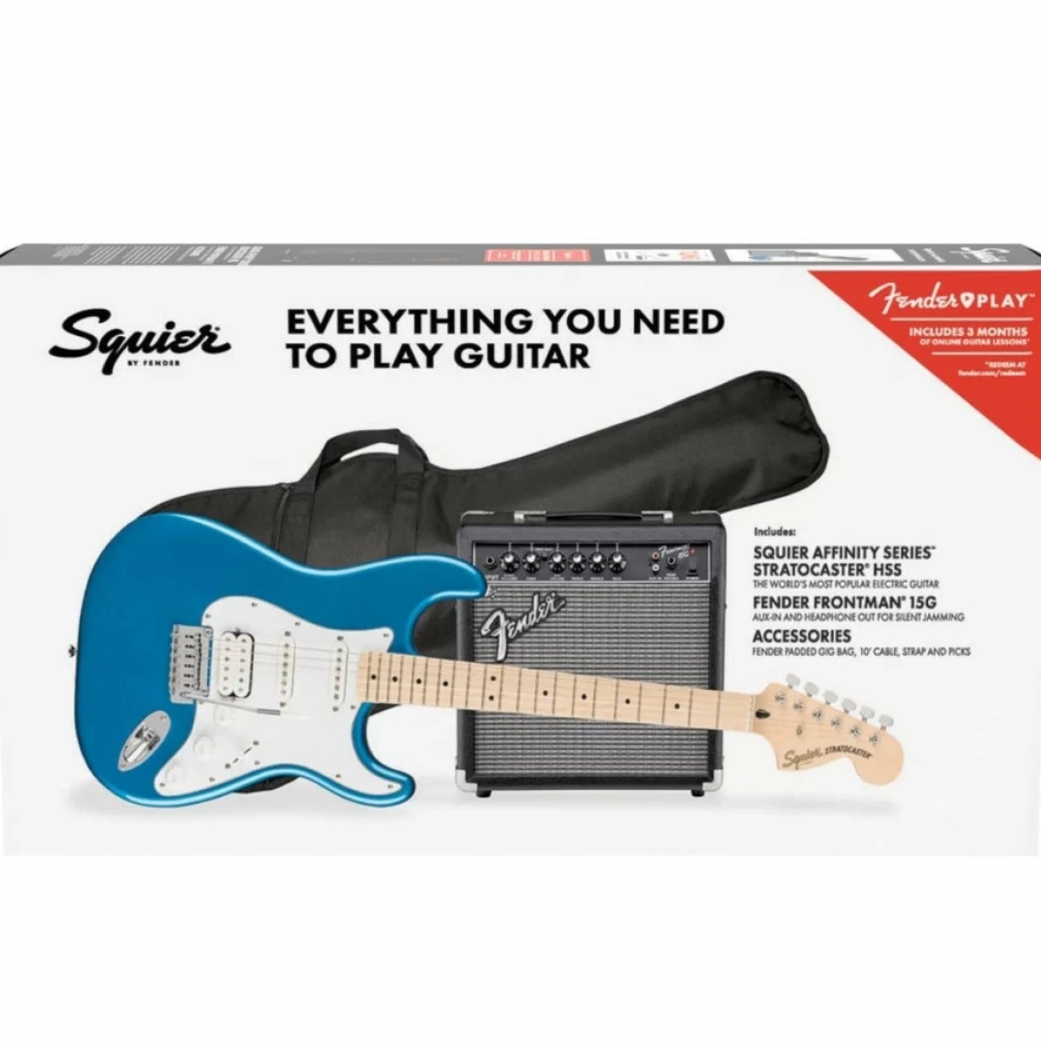 Fender Affinity Series Stratocaster HSS Pack 6 String Electric Guitar