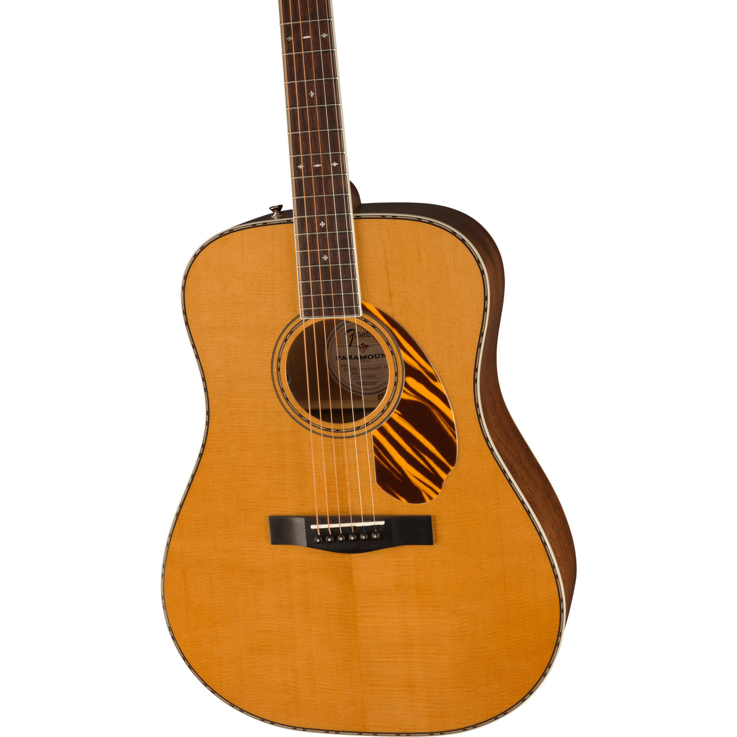 Fender PD 220E Dreadnought Electro Acoustic Guitar with Case