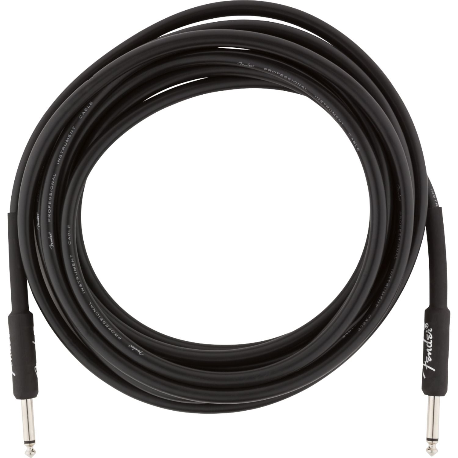 Fender 15 Feet Professional Series Instrument Cable Straight / Straight- Black