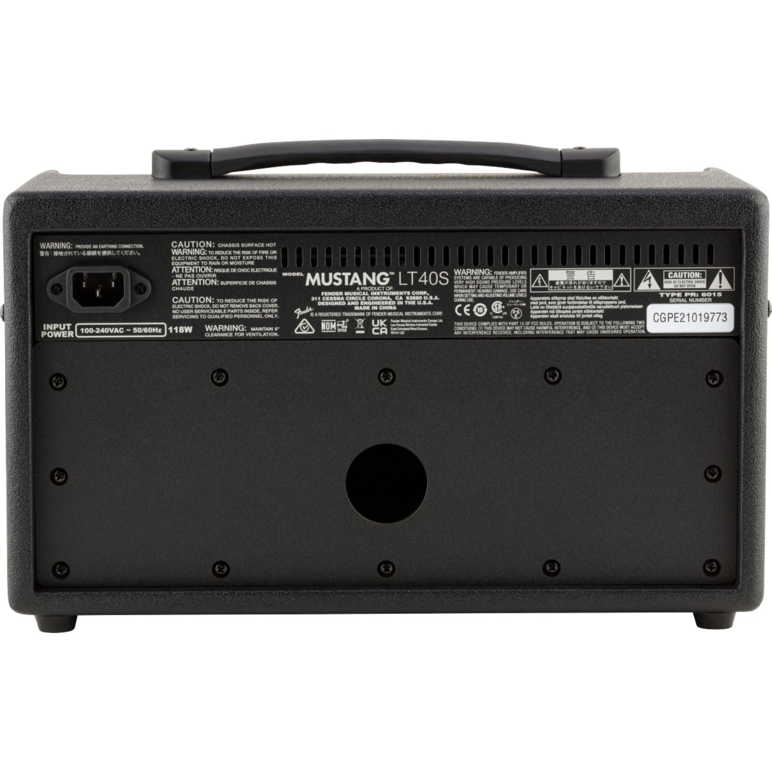 Fender Mustang LT40S 40 Watt Combo Guitar Amplifier