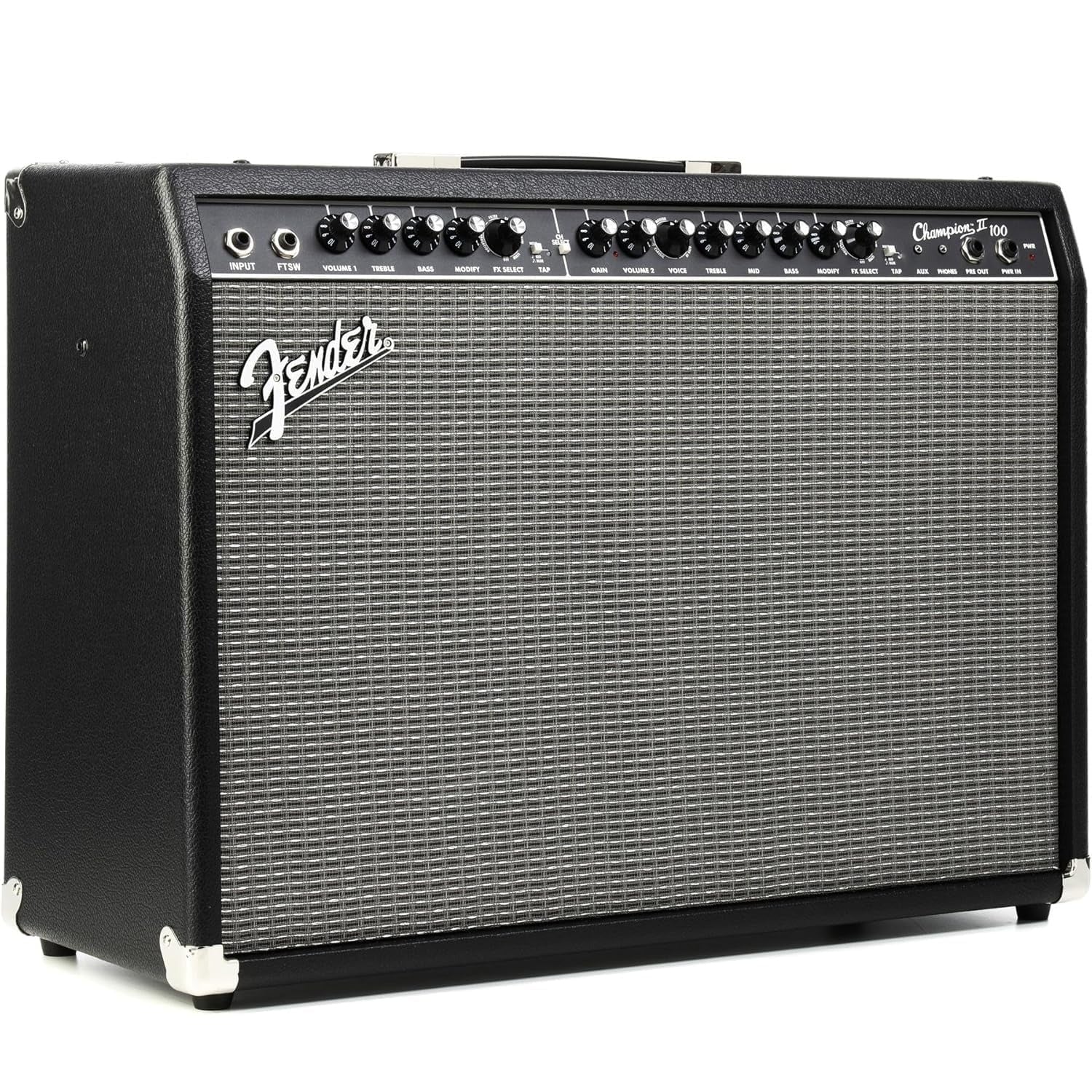 Fender Champion II 100W Combo Guitar Amplifier with Cable, Polishing Cloth & Ebook