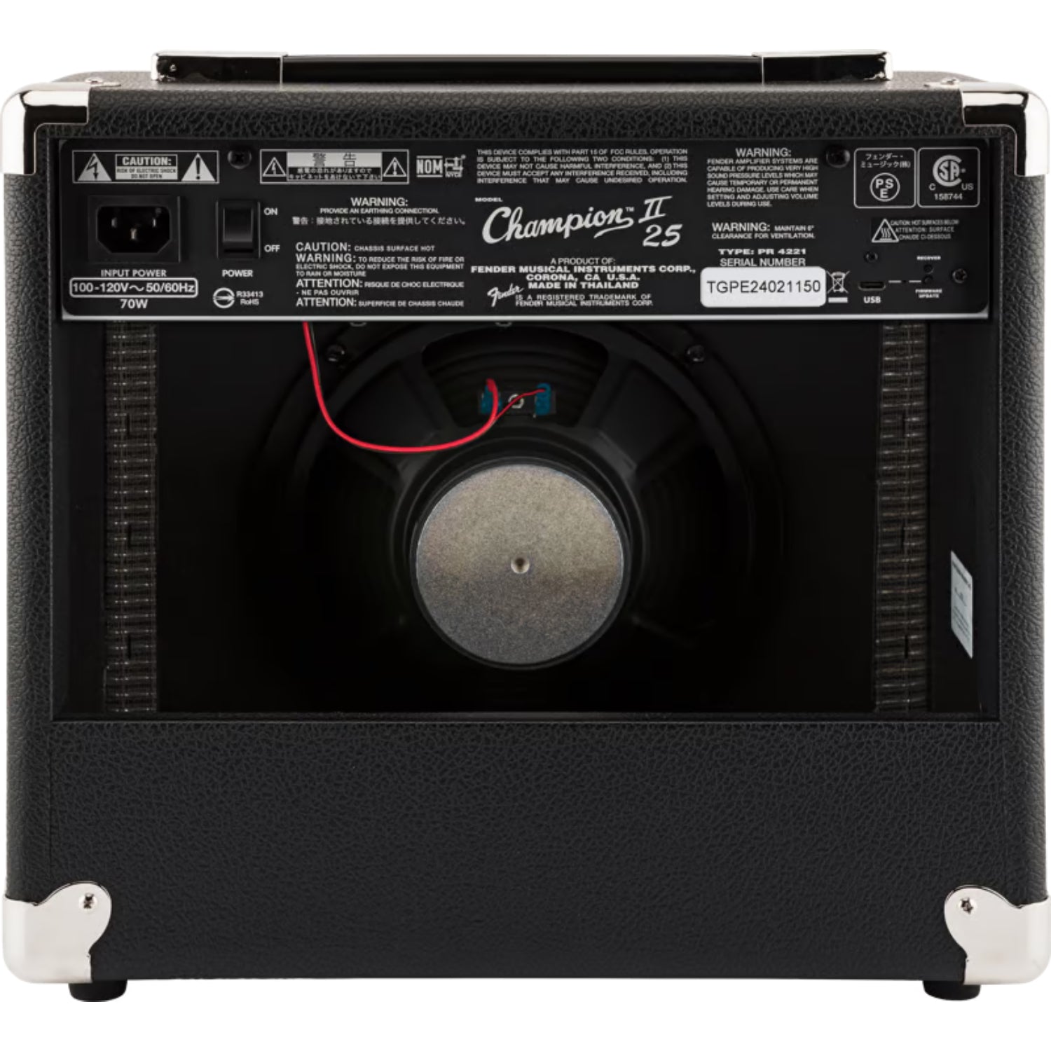 Fender Champion II 25W Combo Guitar Amplifier
