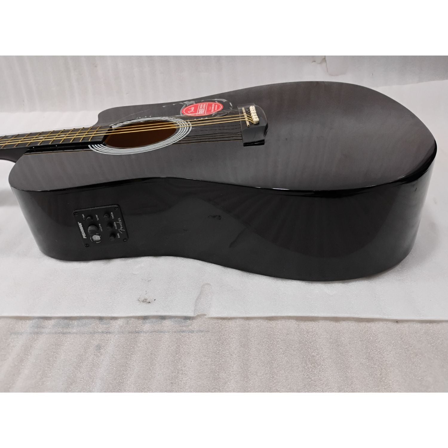 Fender SA105CE Electro - Acoustic Guitar - Black - Open Box B Stock
