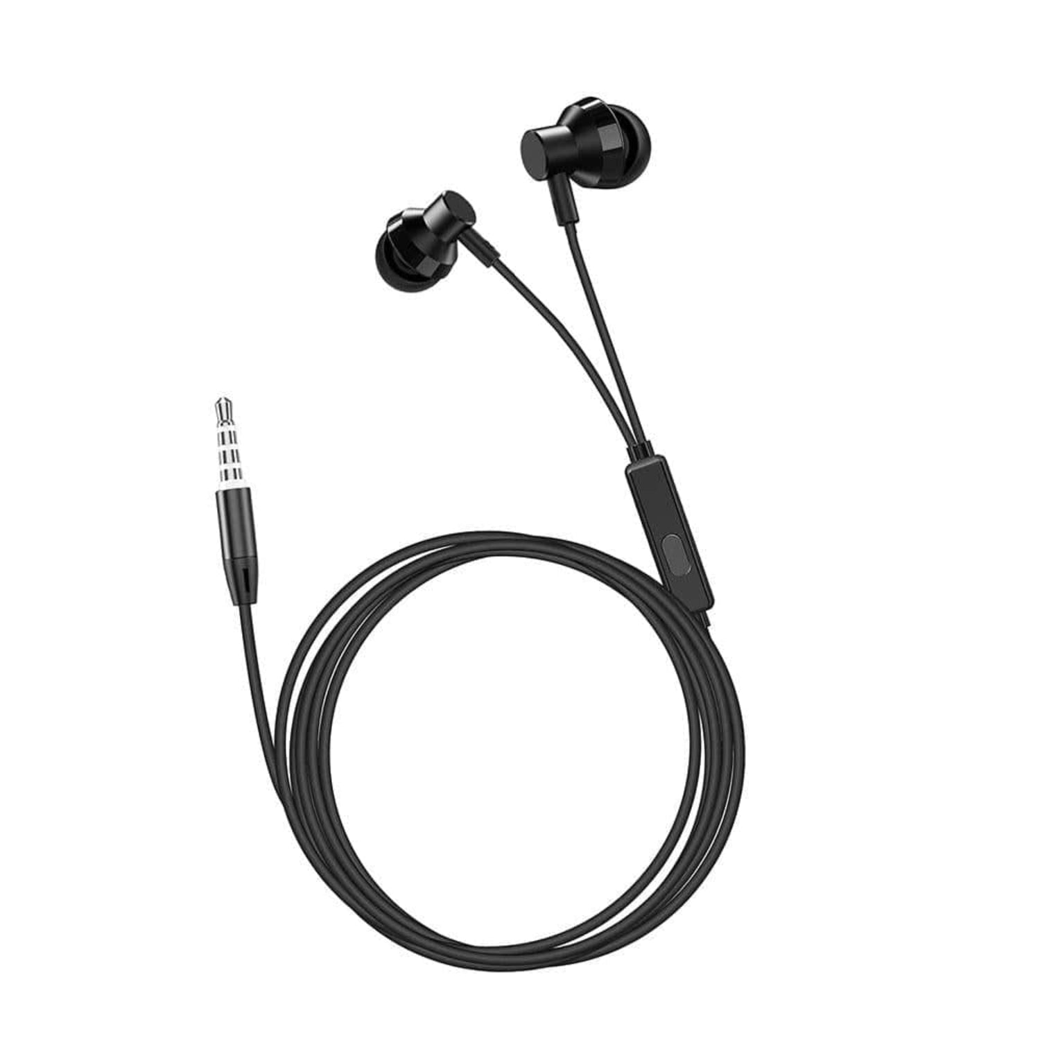 flix in-ear wired headphones black flix (beetel) tone 110 wired headset - black