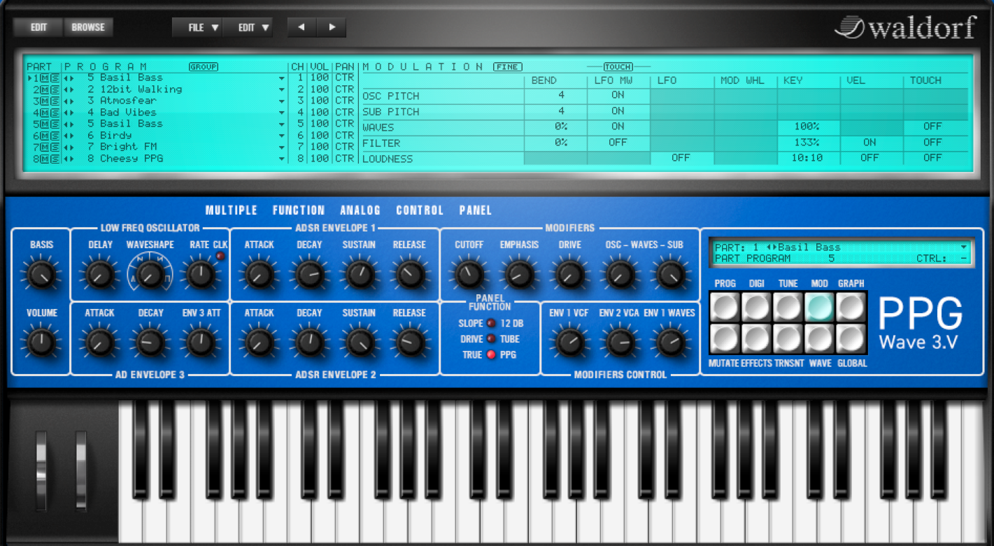 Waldorf PPG Wave 3.V - Version 2.0