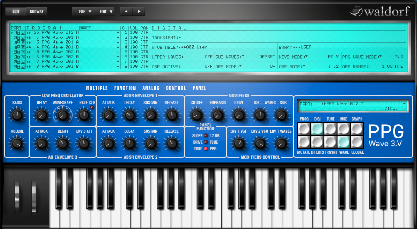 Waldorf PPG Wave 3.V - Version 2.0