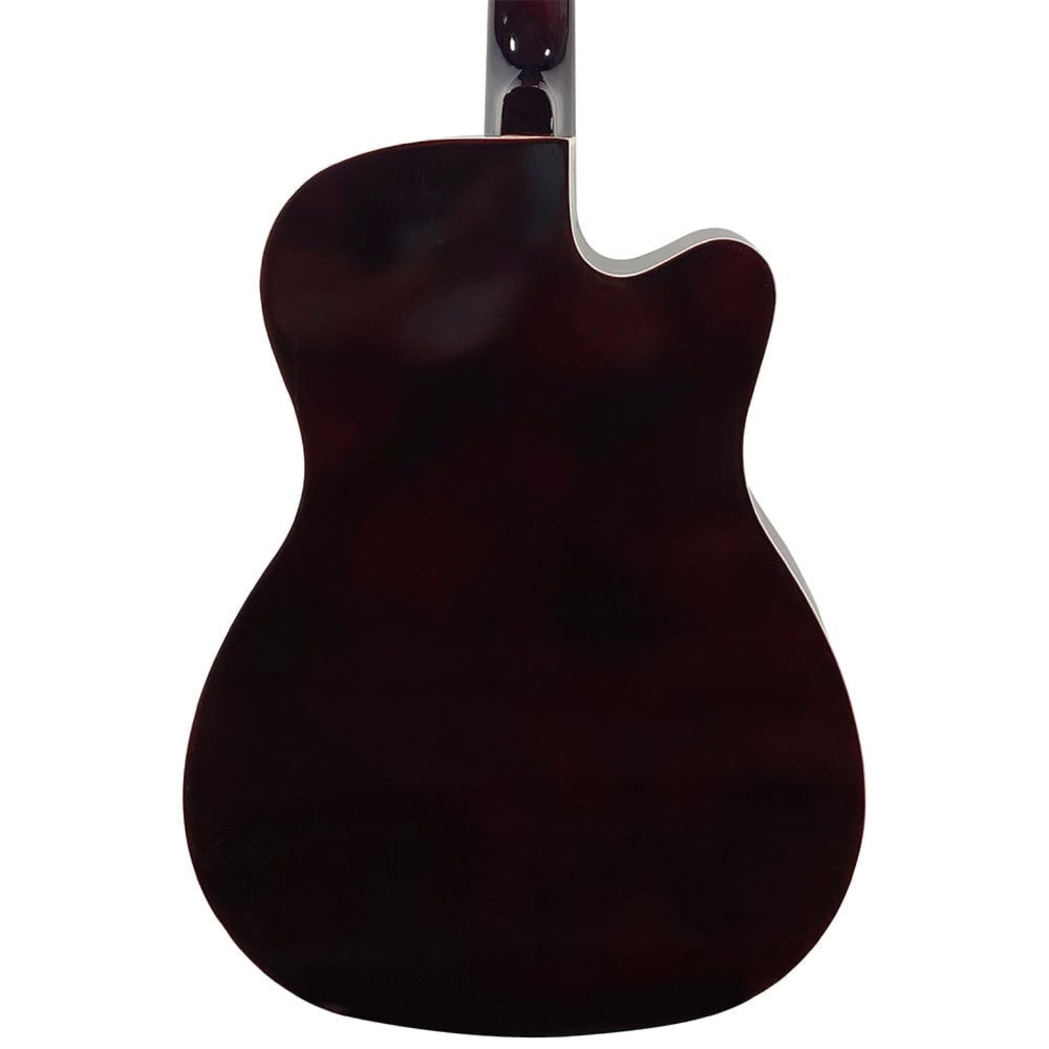 henrix acoustic guitars henrix 38c 38 inch cutaway acoustic guitar with dual action truss rod, gigbag, picks, string set, strap, cloth & ebook