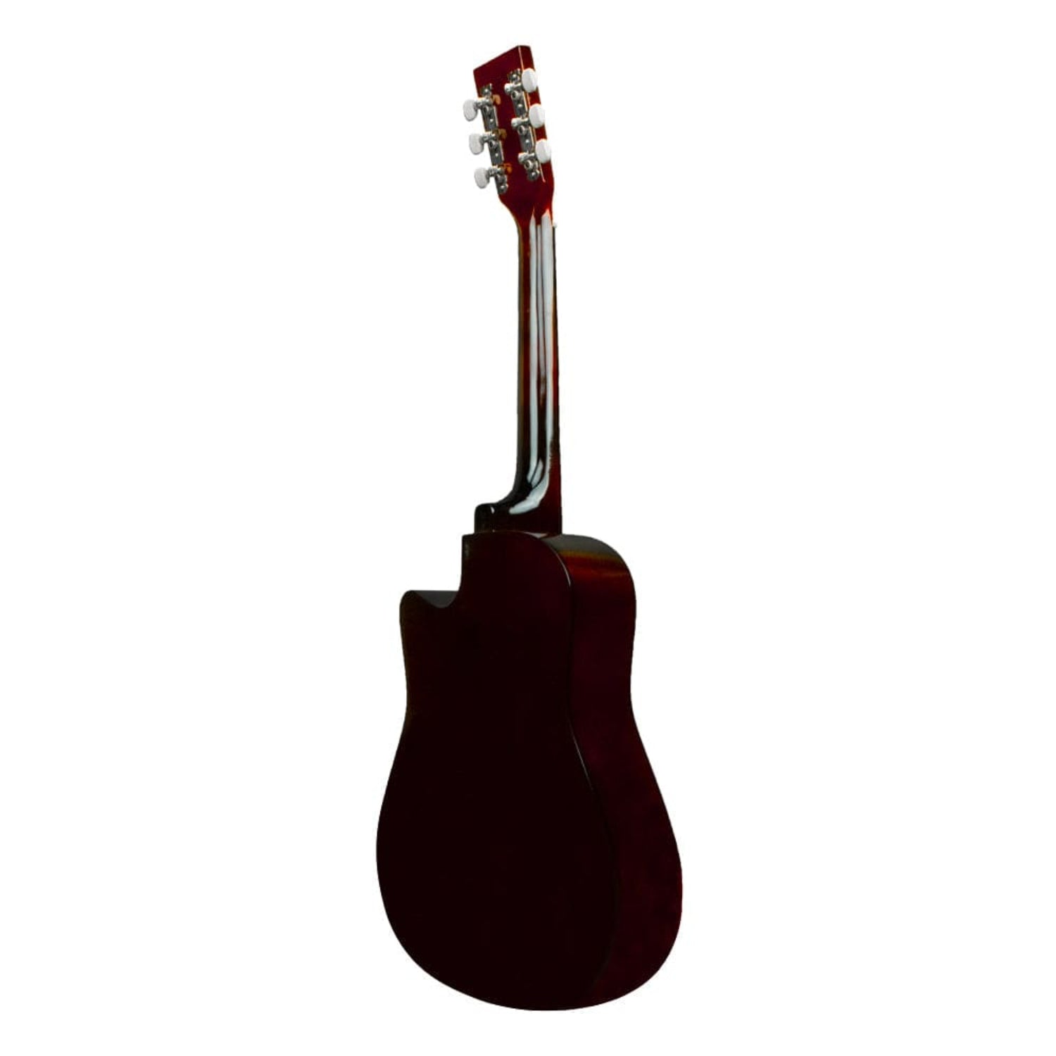 henrix acoustic guitars henrix 38c 38 inch cutaway acoustic guitar with dual action truss rod, gigbag, picks, string set, strap, cloth & ebook #model_standard,color_sunburst,orientation_right-handed