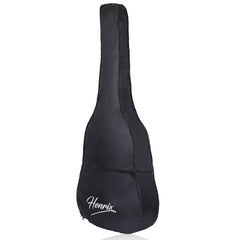 Henrix PRO 40C 40-Inch Cutaway Acoustic Guitar with Dual Action Truss Rod, Gigbag, Picks, String Set, Strap, Cloth & Ebook - Open Box