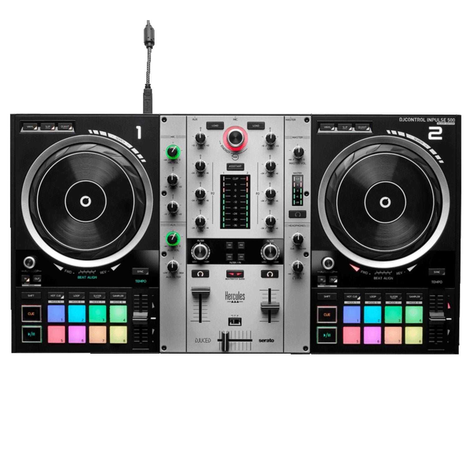 Hercules DJControl Inpulse 500 Silver Edition DJ Mixer